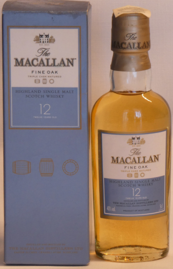 The Macallan Fine Oak 12 Years Old Highland Single Malt Scotch Whisky